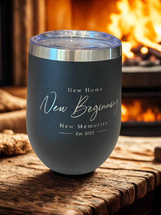 Engraved Wine Tumbler
